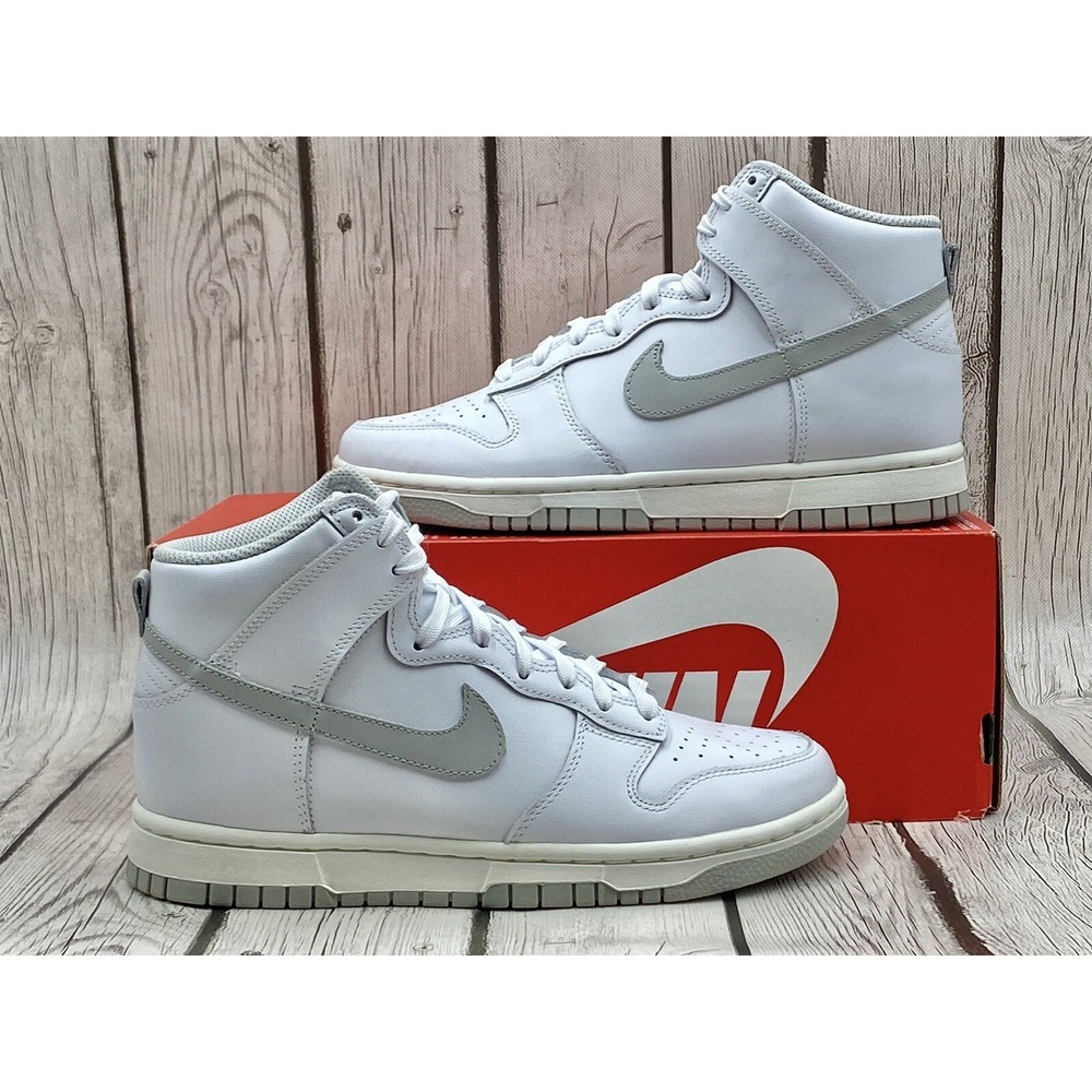 Nike Women's Dunk High Light Smoke Grey White Size 7 /‎ Men's 5.5 DD1869-111 New